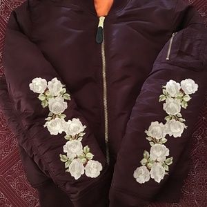 Satin Bomber Jacket